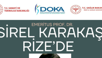 Emeritus Prof. Dr. Sirel Karakaş Rize'de